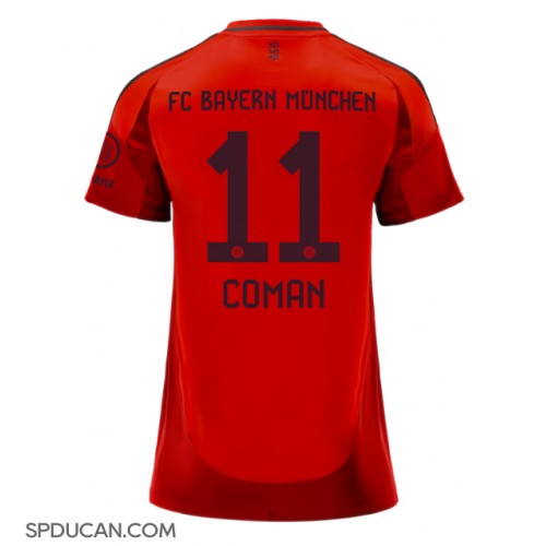 Zenski Nogometni Dres Bayern Munich Kingsley Coman #11 Domaci 2024-25 Kratak Rukav